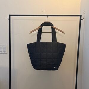 Lululemon Athletica Black Quilted Shoulder Bag